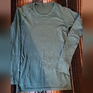 lululemon athletica Teal Long Sleeve Top